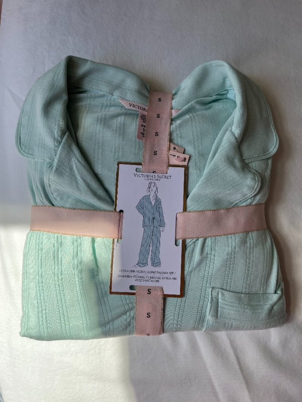 Victoria's Secret SoSoft™ Modal Ultra-Fine Long Pajama Set NWT - Picture 2 of 2